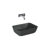 Elita RENI Umywalka 46x33 CERAM ANTHRACITE MATT 145098/RE040460036010